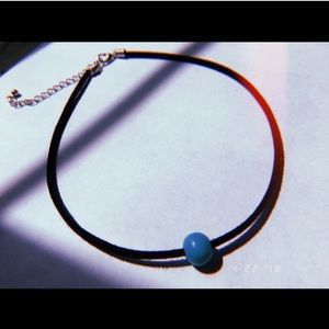 🌻 Teal Bead Choker